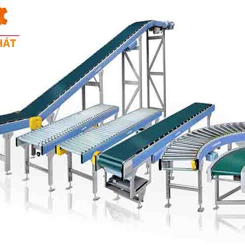 Băng tải - Mâm xoay cấp sản phẩm
