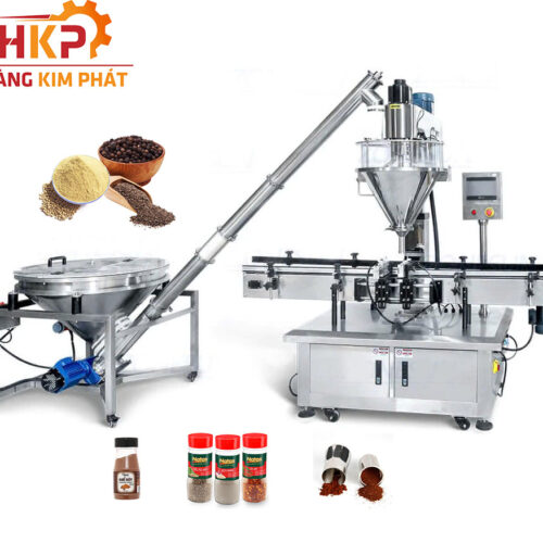 Máy chiết bột và vis tải cấp liệu