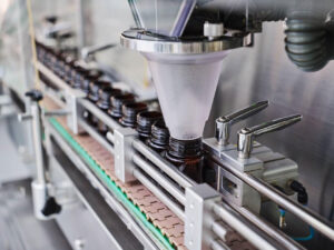 Hình ảnh máy chiết rót dạng bột.