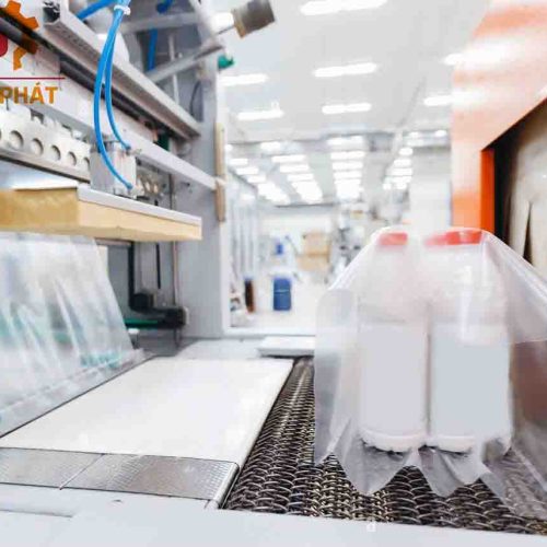 Máy co màng đóng lốc chai Máy co màng đóng lốc chai