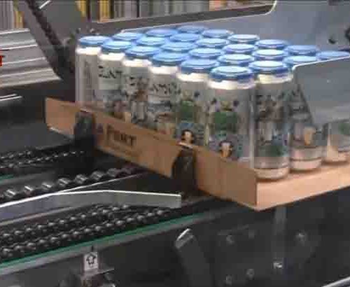 Máy co màng đóng lốc chai