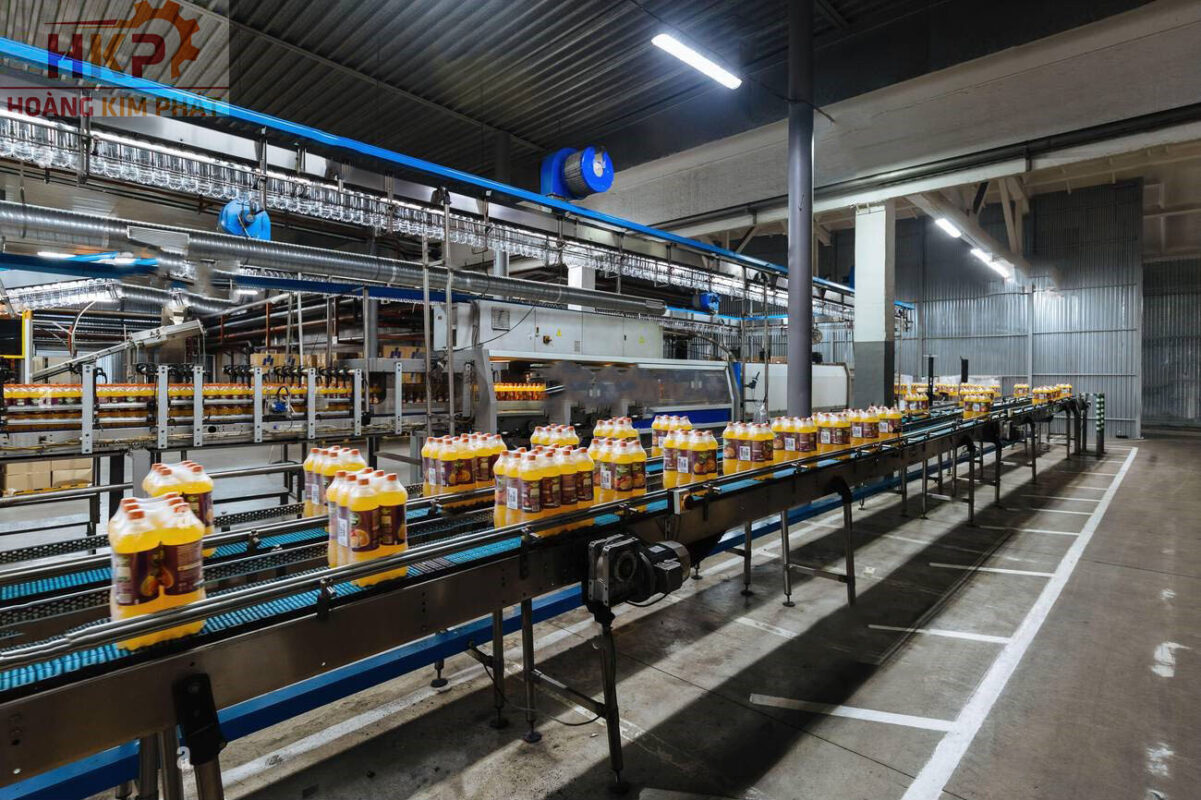 HÌnh ảnh dây chuyền sản xuất nước ngọt